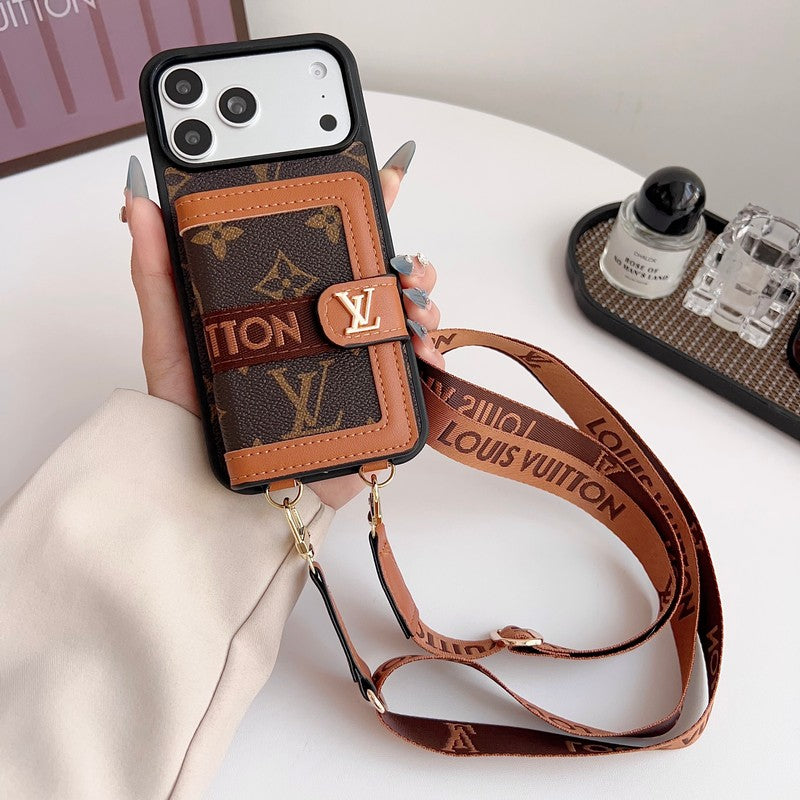 GG Louis Card Crossbody iPhone 17 Case