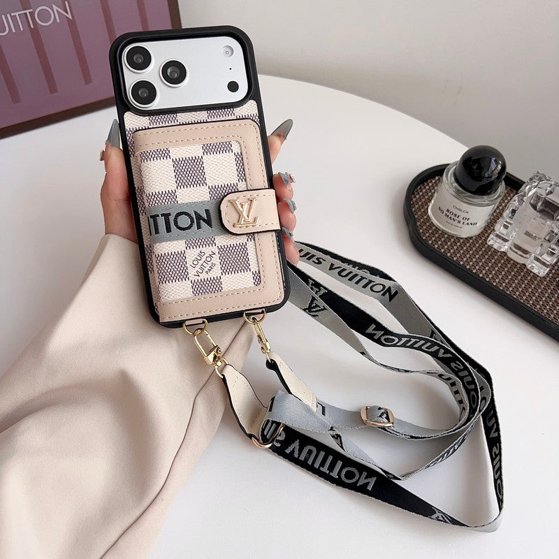 GG Louis Card Crossbody iPhone 17 Case