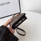 Lou Color Side Bag Leather Chain iPhone Case