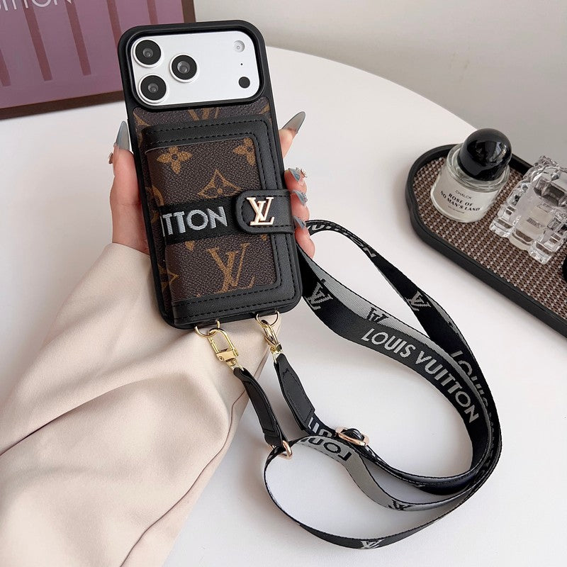 GG Louis Card Crossbody iPhone 17 Case