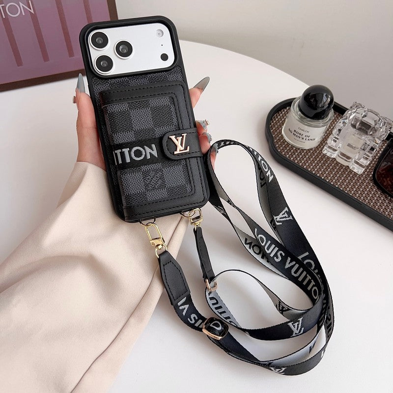 GG Louis Card Crossbody iPhone 17 Case