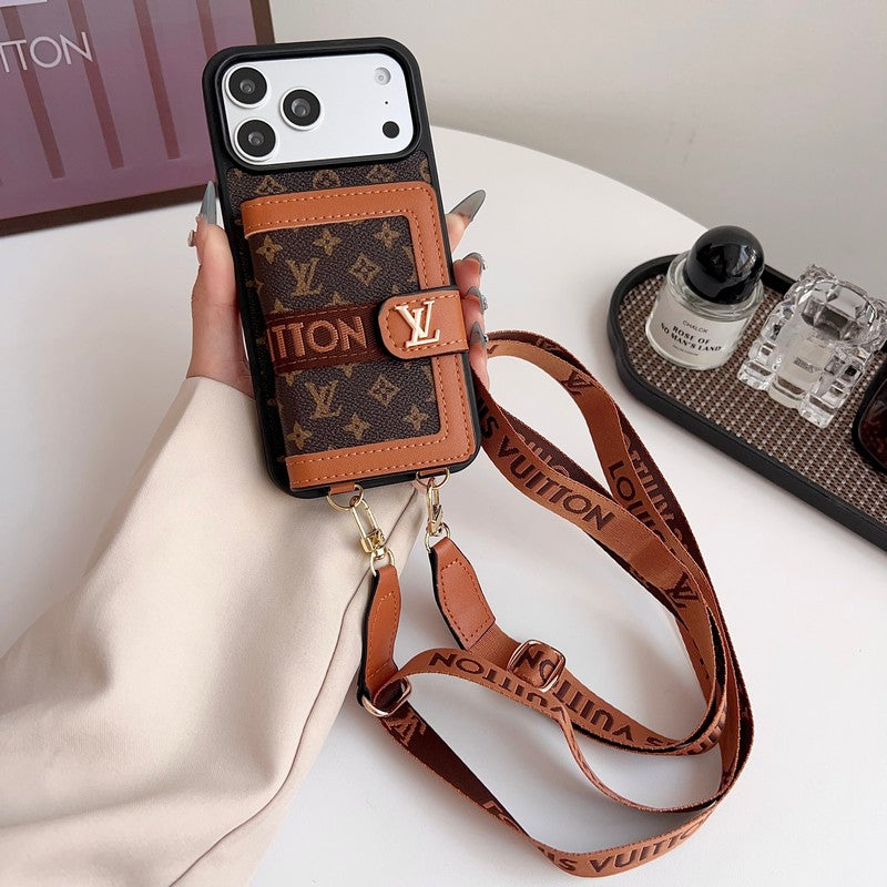 GG Louis Card Crossbody iPhone 17 Case