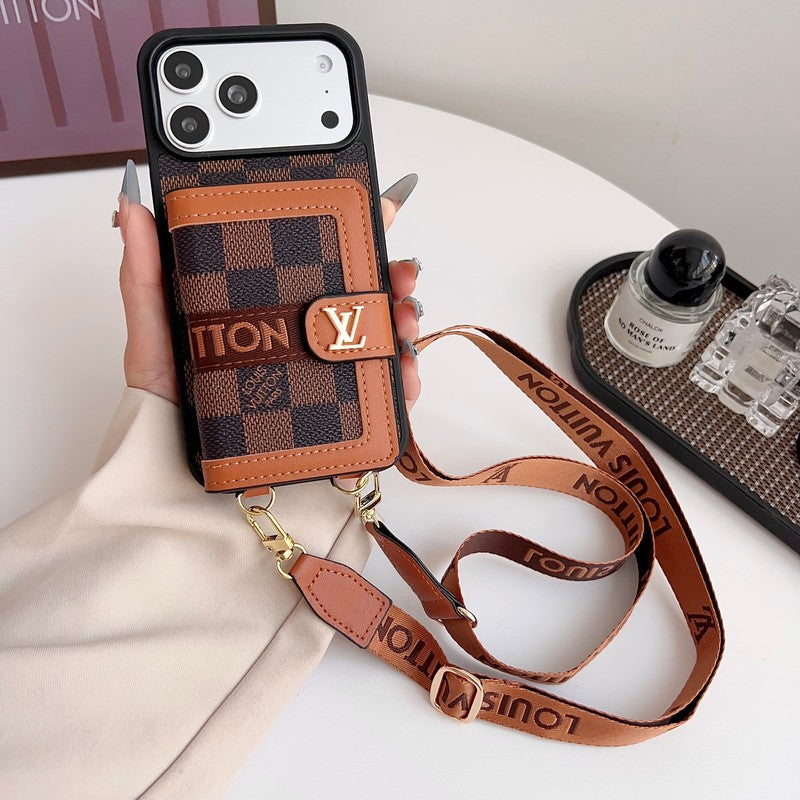 GG Louis Card Crossbody iPhone 17 Case